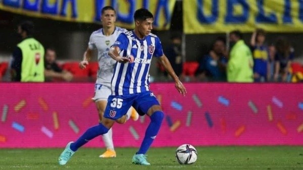 Darío Osorio es una de las sorpresas en el 11 de la U. / FOTO: Universidad de Chile
