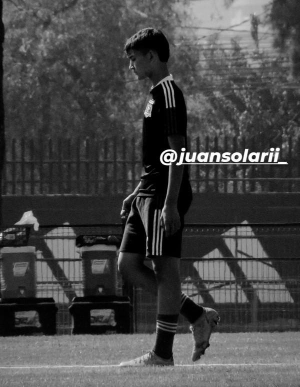 Juan Solari en el estadio Monumental