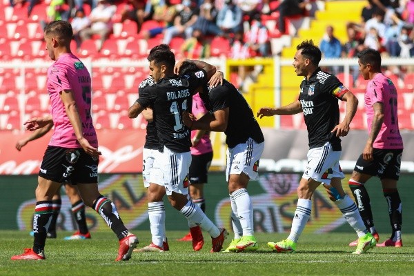 Colo Colo venció por 2-1 a Palestino en su última visita a La Cisterna por el Campeonato Nacional de Primera División. | Foto: Agencia UNO.
