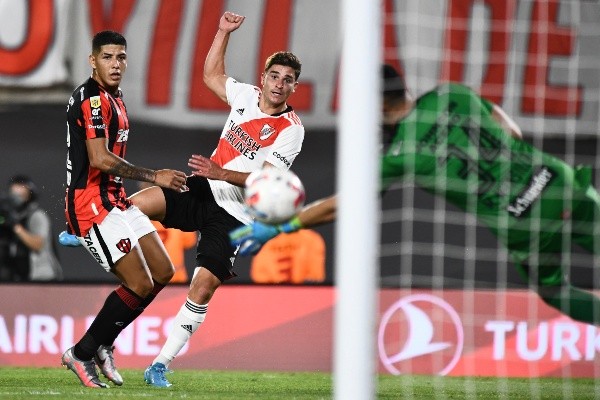 Julián Álvarez es la gran figura de River Plate. El atacante argentino de 20 años fue vendido al Manchester City a cambio de 24 millones de dólares. | Foto: Getty Images.