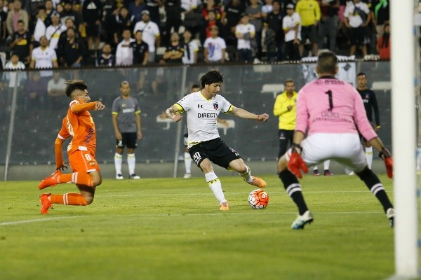 Jaime Valdés estuvo presente en el último partido entre Colo Colo y Cobreloa por la Copa Chile de 2016. / FOTO: Agencia Uno