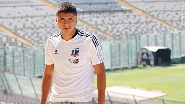 Damián Pizarro en el estadio Monumental. / FOTO: Colo Colo