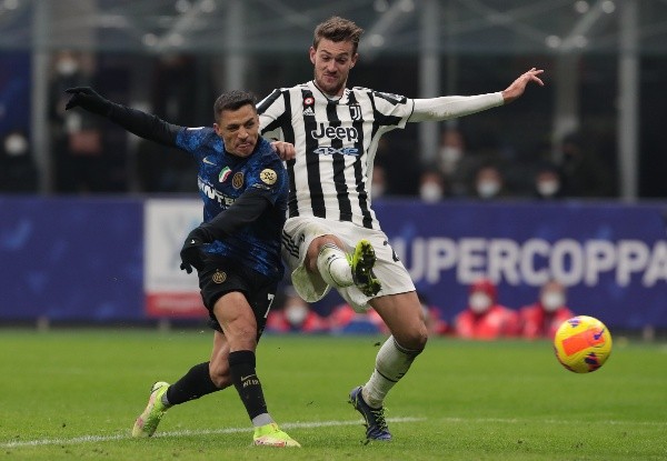 Alexis Sánchez fue el héroe del Inter en el último partido contra la Juventus por la Supercopa. / FOTO: Getty Images