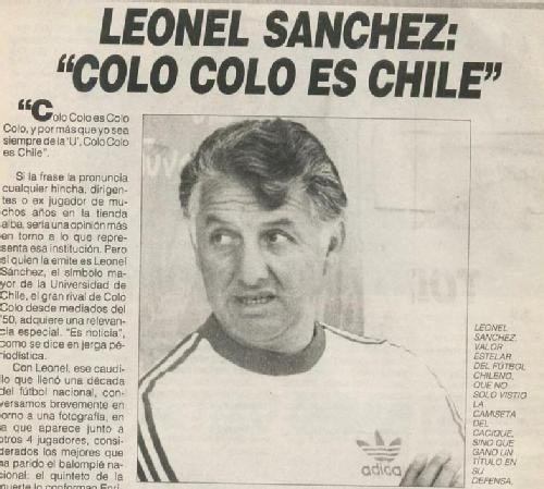 La famosa portada con la declaración de Leonel Sánchez. | Foto: Archivo.
