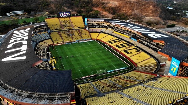 El Estadio Monumetal de Isidro Romero Carbo de Guayaquil, Ecuador, recibirá la final de la Copa Libertadores 2022. | Foto: Getty Images.