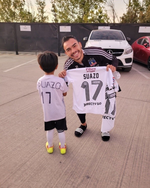 Lorenzo junto al capitán Suazo, TW / bcortezd