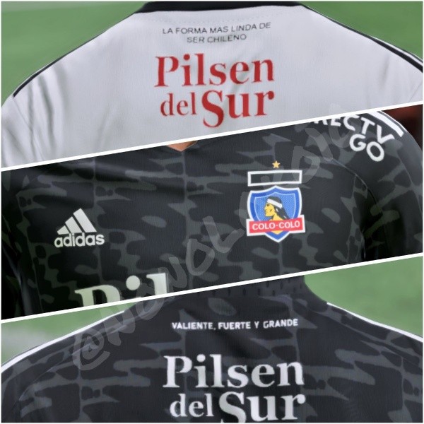 Las camisetas del Cacique en detalle en el FIFA 22. | Foto: @NonoLoko10.