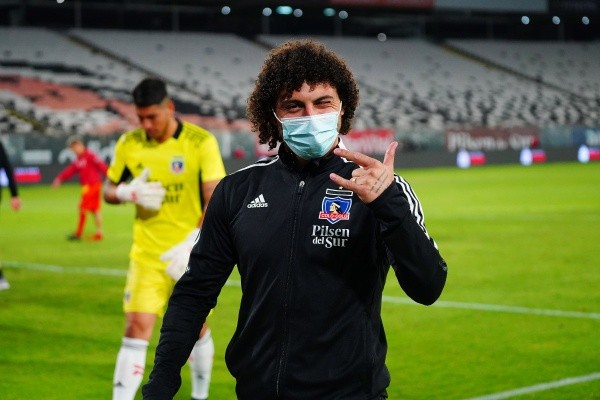 Maximiliano Falcón se ha empapado con la identidad colocolina. / FOTO: Guillermo Salazar