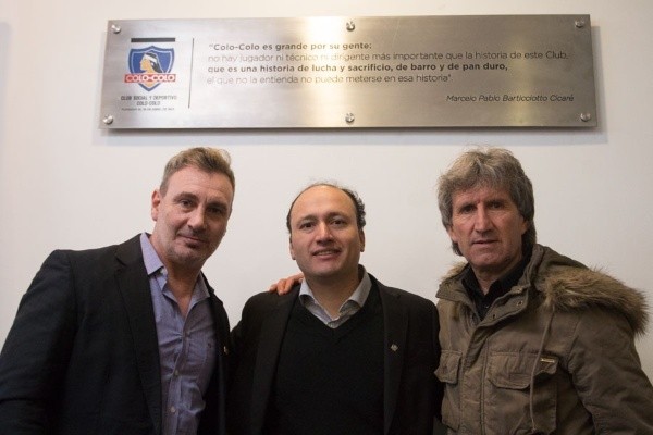 Marcelo Barticciotto es homenajeado por el CSD. Imagen archivo