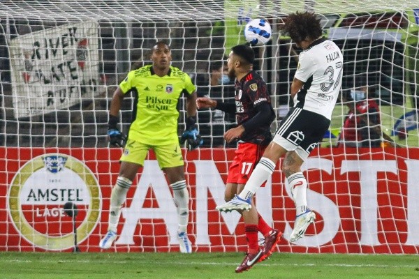 Peluca Falcón se vio bien ante rivales verdaderamente potentes en esta Copa Libertadores. | Foto: Agencia UNO.