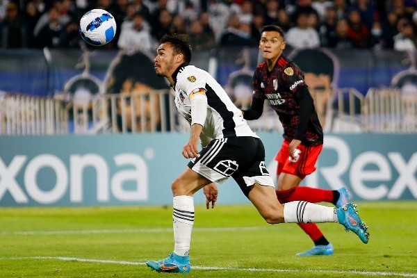 Gabriel Suazo fue la gran figura de Colo Colo en la derrota ante River Plate. | Foto: Getty Images.