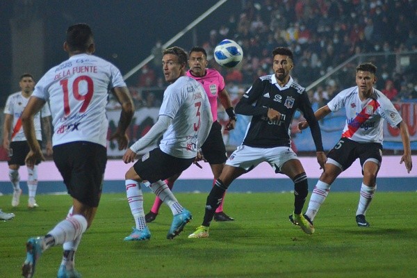 Juan Martín Lucero abrió la cuenta y llegó a cinco goles en el torneo. | Foto: Agencia UNO.