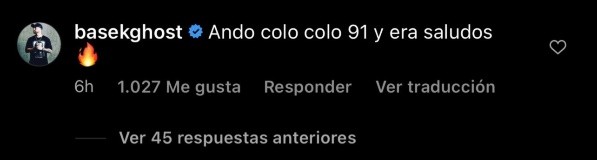 Basek modo colocolino para enfrentar a Chuty