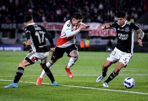 Colo Colo cayó inapelablemente por 4-0 ante River Plate en Argentina. | Foto: Getty Images.