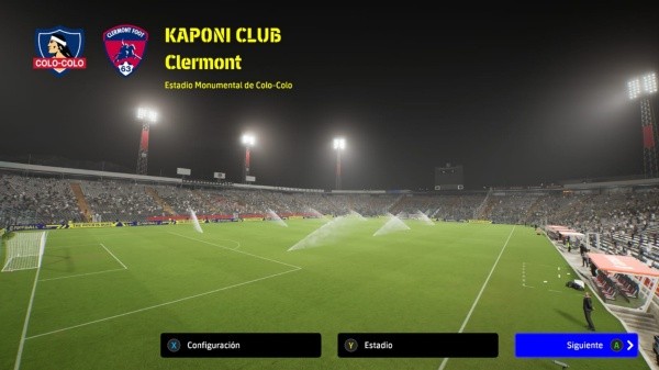 Así se ve el estadio Monumental en el eFootball 2022. Créditos: Felipe Kaponi.