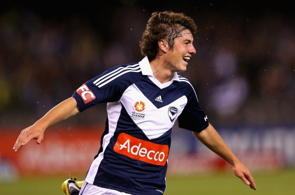 Rojas ganó en el 2013 el pemio a Mejor jugador de la A-League, primera división del fútbol de Australia. | Foto: Getty Images.