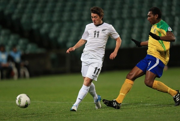 Marco Rojas ha jugado en las selecciones juveniles y en la adulta de Nueva Zelanda. | Foto: Getty Images.