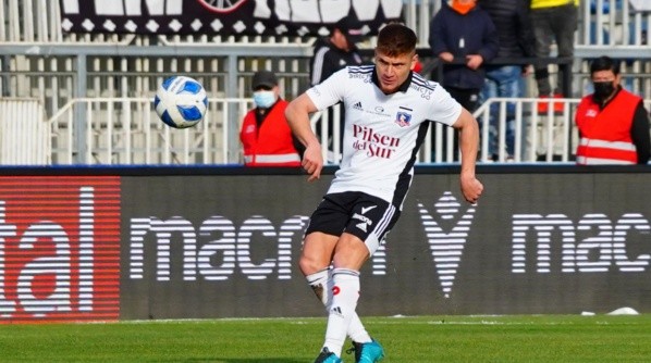 Leonardo Gil en su partido ante Audax Italiano | Imagen: Guillermo Salazar