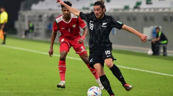 Marco Rojas defendiendo a la camiseta de Nueva Zelanda | Imagen archivo