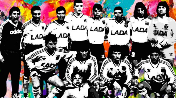 El equipo de Colo Colo 91 es otro de los bocetos que tiene Ale Moreno | Imagen: Ale Moreno
