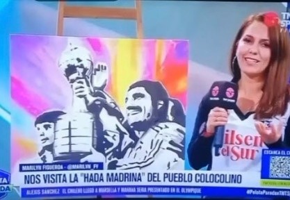 Marilyn Figueroa estuvo en TNT Sports | Imagen: Instagram