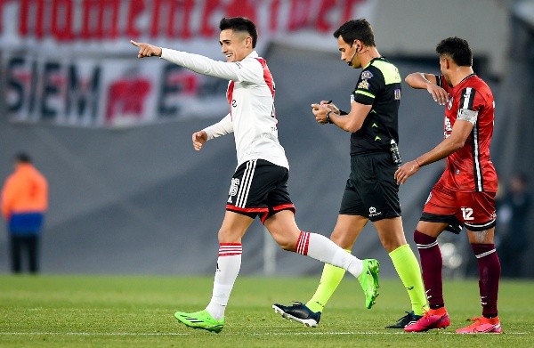 River Plate marcha en el quinto lugar con 25 puntos y está a cuatro unidades del puntero Atlético Tucumán. | Foto: Getty Images.