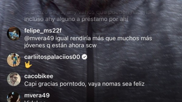 La colocolina reacción de Carlos Palacios: | Imagen: Captura Dale Albo