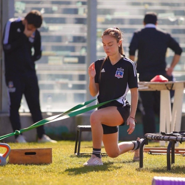 Antonia Alarcón en Colo Colo
