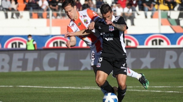 Gabriel Costa realizó labores de enlace ante Cobresal | Imagen: Agencia Uno
