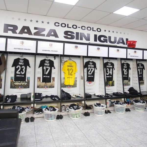 El Camarín del Cacique espera al plantel profesional. | Foto: Colo Colo.