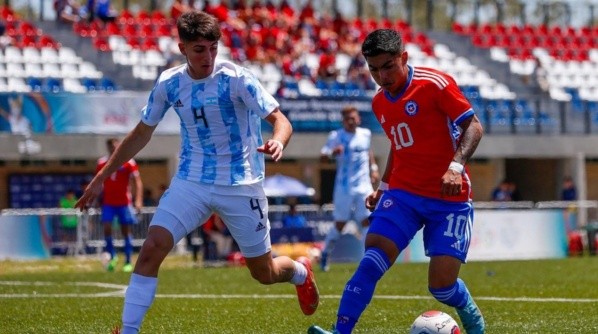 La clara diferencia en la camiseta argentina con la chilena | Imagen COCh