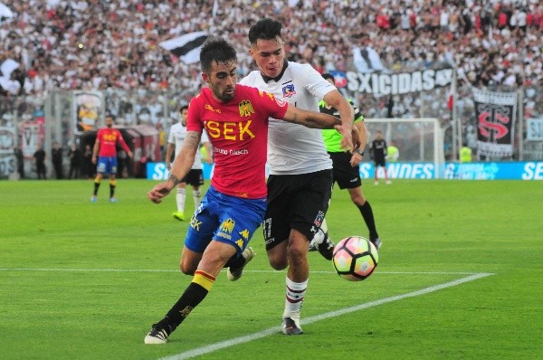 Gabriel Suazo fue el segundo formado en casa que más minutos vio en el Transición 2017 (1207), siendo solo superado por Claudio Baeza (1254). | Foto: Agencia UNO.