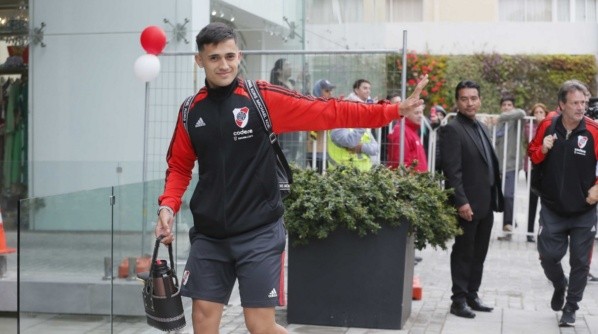 Pablo Solari comandó la llegada de River Plate a Viña del Mar | Imagen: La Página MIllonaria