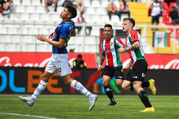 Bruno Barticciotto anotó varios goles en su regreso a Palestino tras no tener muchas oportunidades en Universidad Católica durante el primer semestre. | Foto: Agencia UNO.
