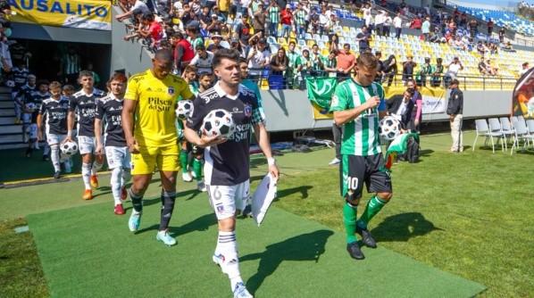 César Fuentes fue capitán de Colo Colo ante el Betis | Imagen: Guillermo Salazar