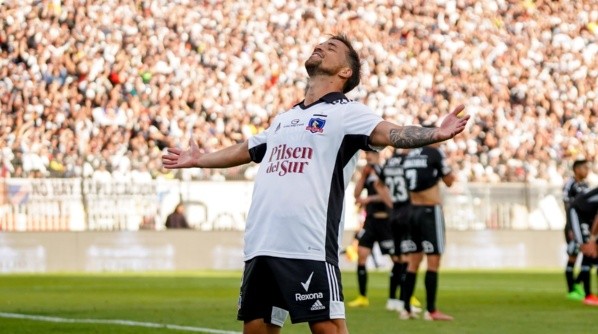 Gabriel Costa y sus celebraciones ya no van más en Colo Colo | Imagen: Guillermo Salazar