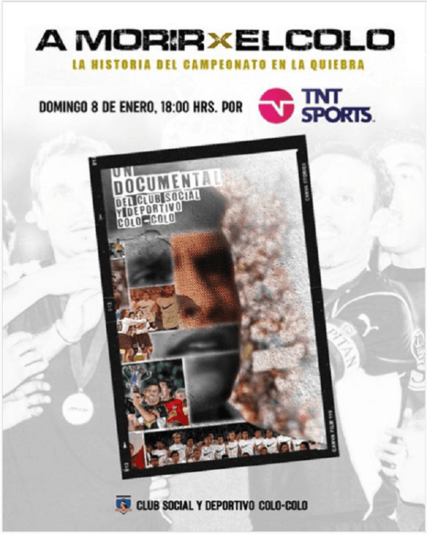 El documental de Colo Colo campeón en la quiebra se emitirá desde las 18 horas.