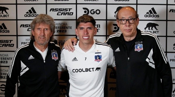 Carlos Palacios usará la camiseta número 7 en el Cacique | Imagen: Colo Colo