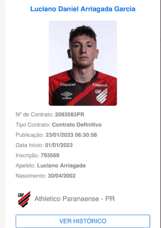 Luciano Arriagada ya aguarda su posible debut en Brasil