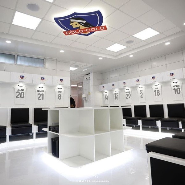 La insignia también estrá en el vestuario. / Foto: Colo Colo