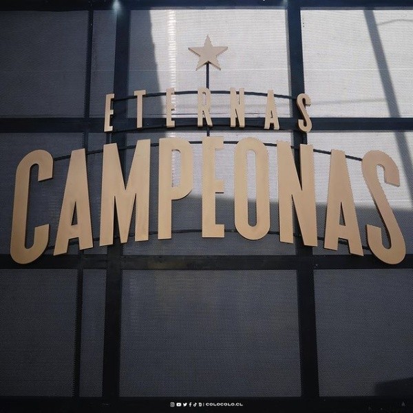 El nuevo camarín de Colo Colo Femenino. / Foto: Colo Colo